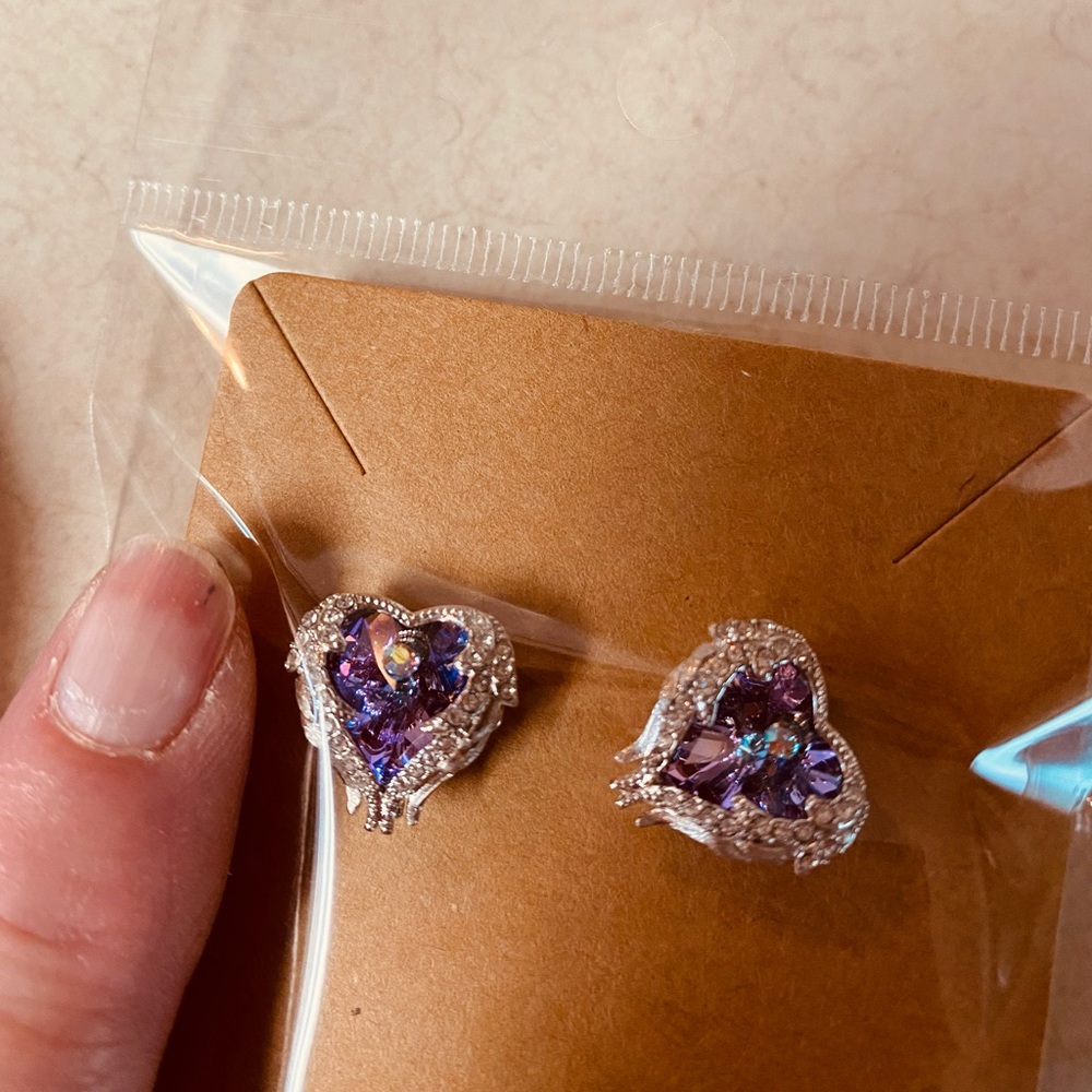 NWOT - 925 SS Mystic Topaz Pierced Earrings